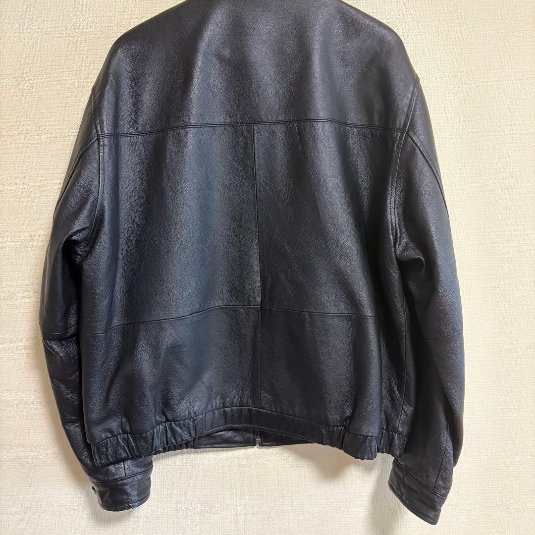 Croft Barrow レザージャケット シングル 革ジャン 本革 ライダース