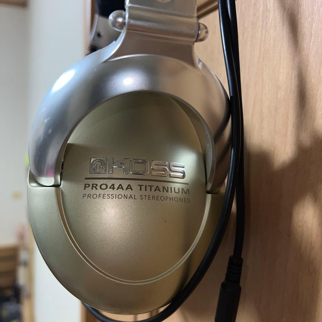 KOSS PRO/4AAT アンプ用変換コネクタ付き(純正)