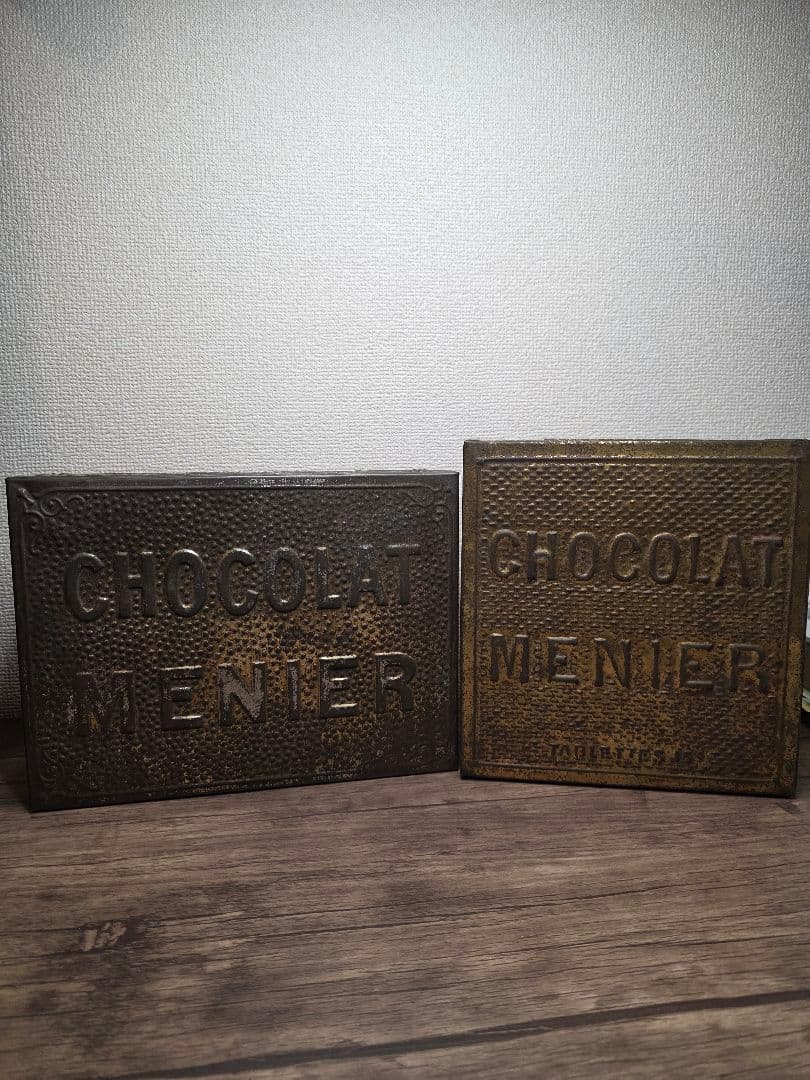 chocolat mentor ショコラムニエ　アンティーク　フランス　缶