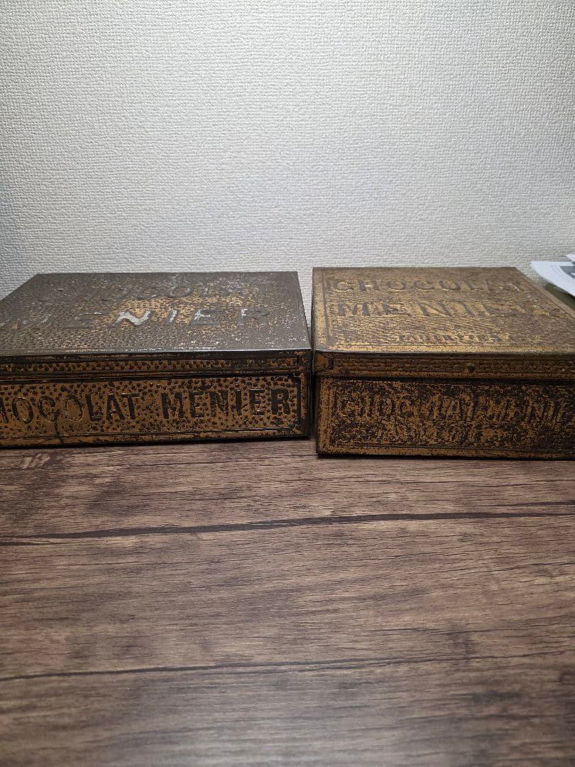 chocolat mentor ショコラムニエ　アンティーク　フランス　缶