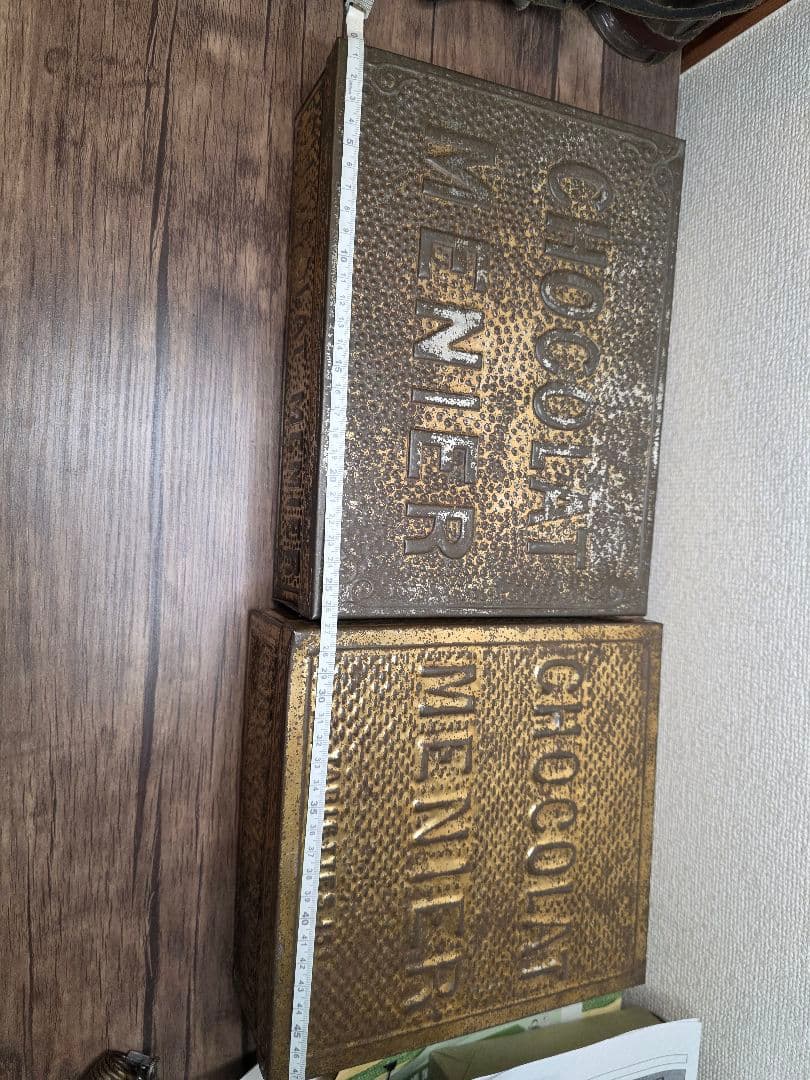 chocolat mentor ショコラムニエ　アンティーク　フランス　缶