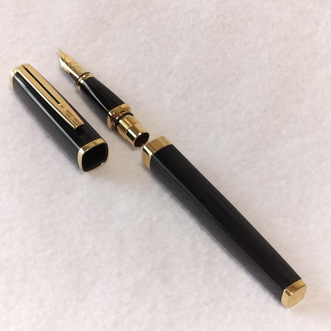 ウォーターマン 万年筆 エクセプション・スリム ブラック F 18K