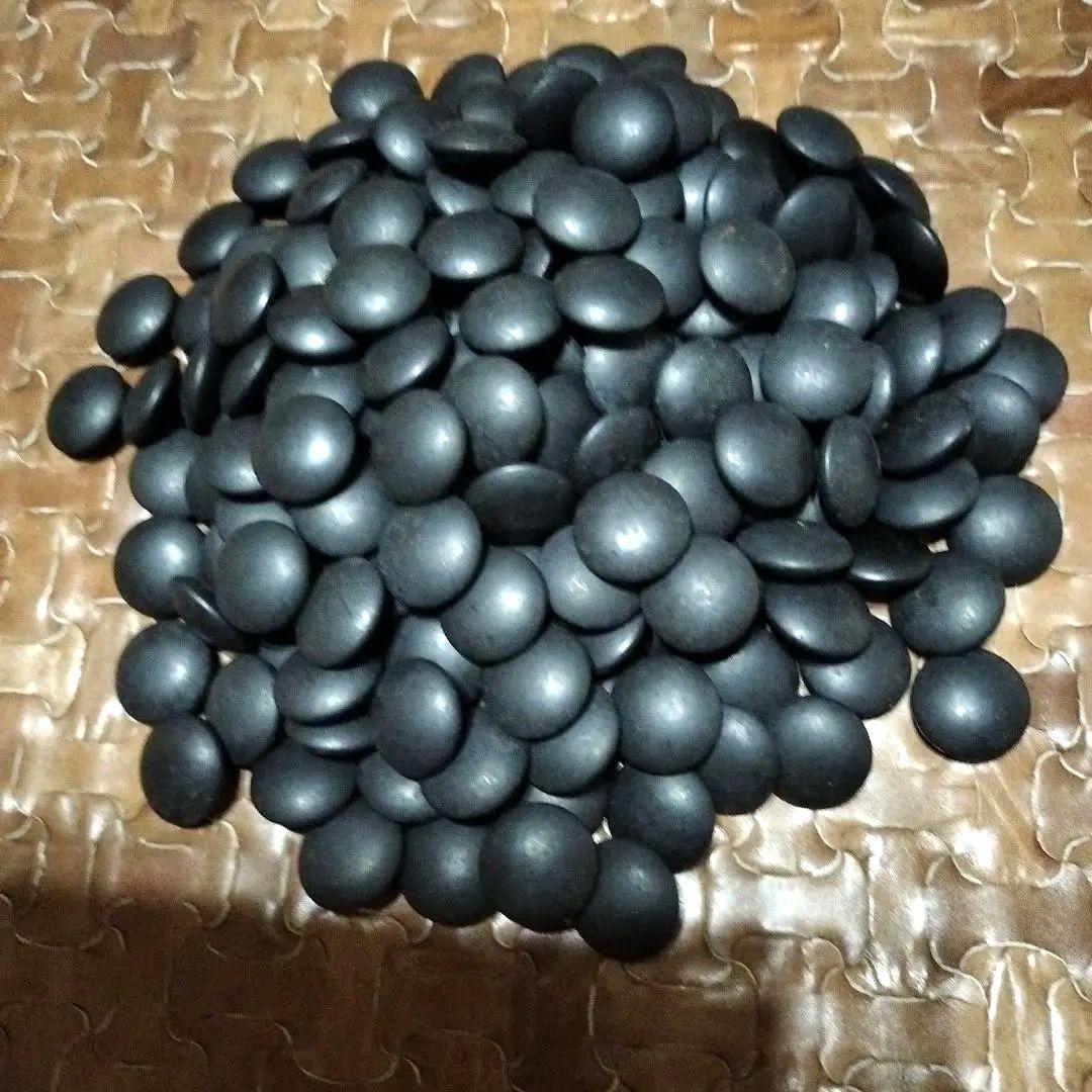 蛤碁石　那智黒石 34号