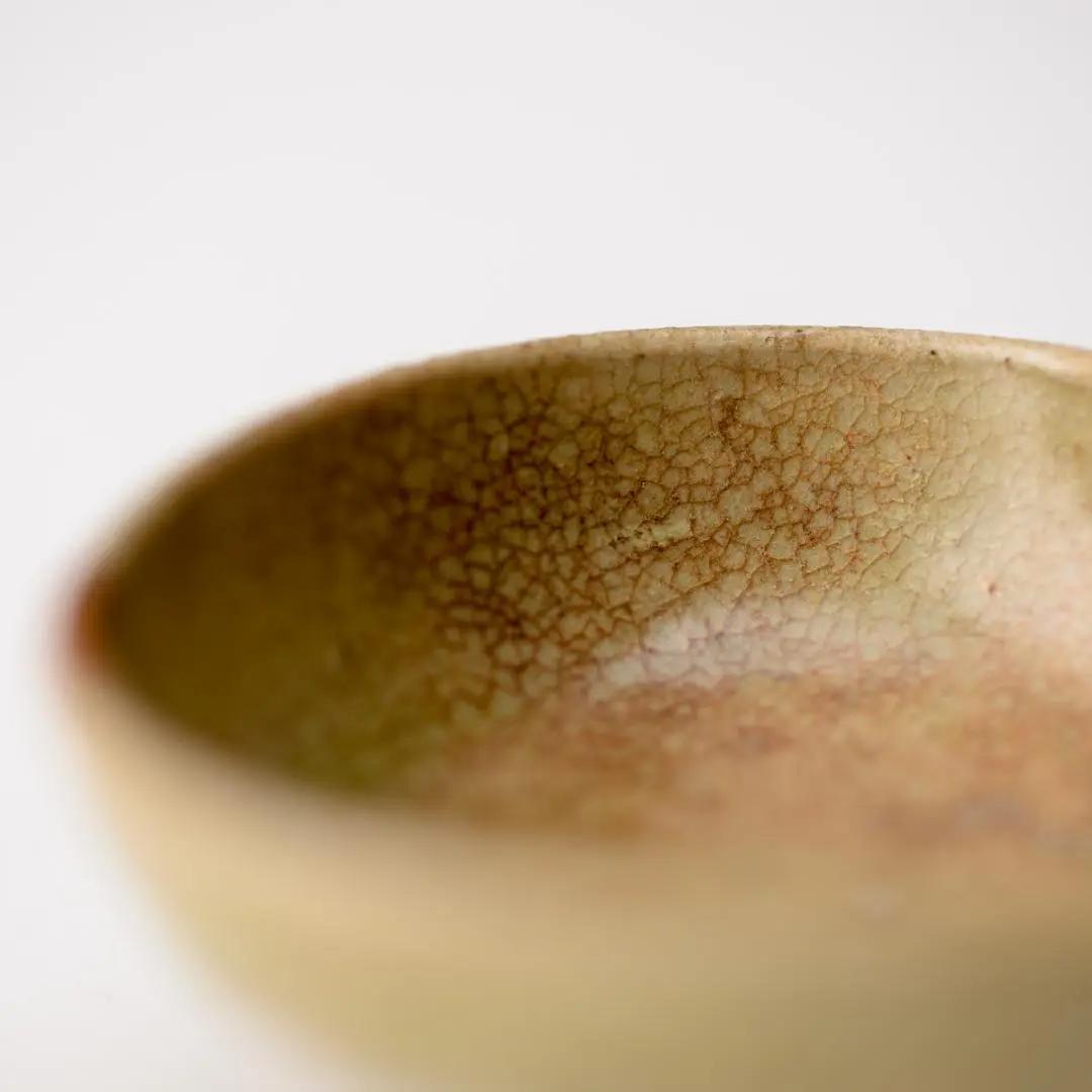 ◆137◆　江戸時代　古黄瀬戸盃　骨董品　発掘品　ぐい吞み