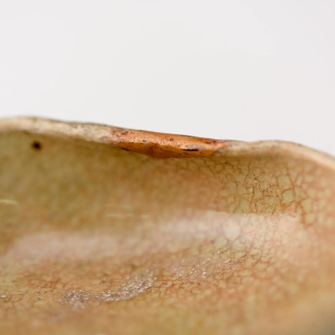 ◆137◆　江戸時代　古黄瀬戸盃　骨董品　発掘品　ぐい吞み