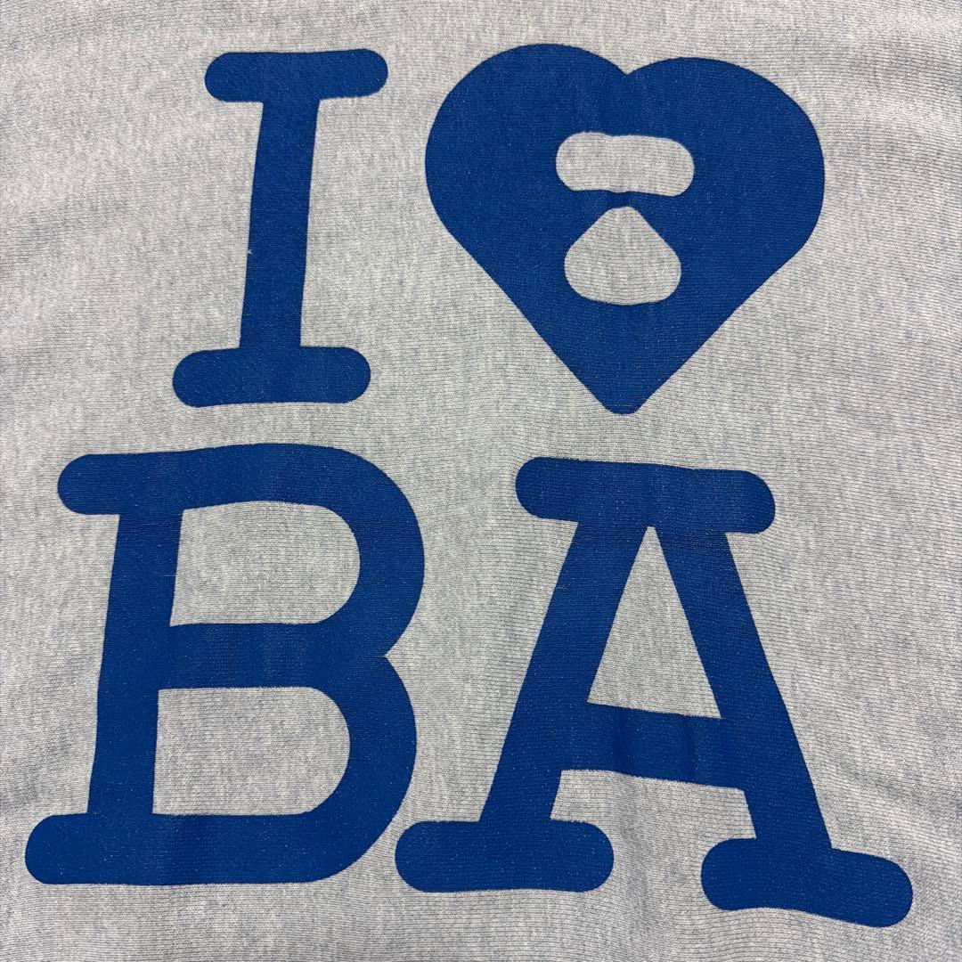 A BATHING APE BAPE l LOVE BABY MILO パーカー