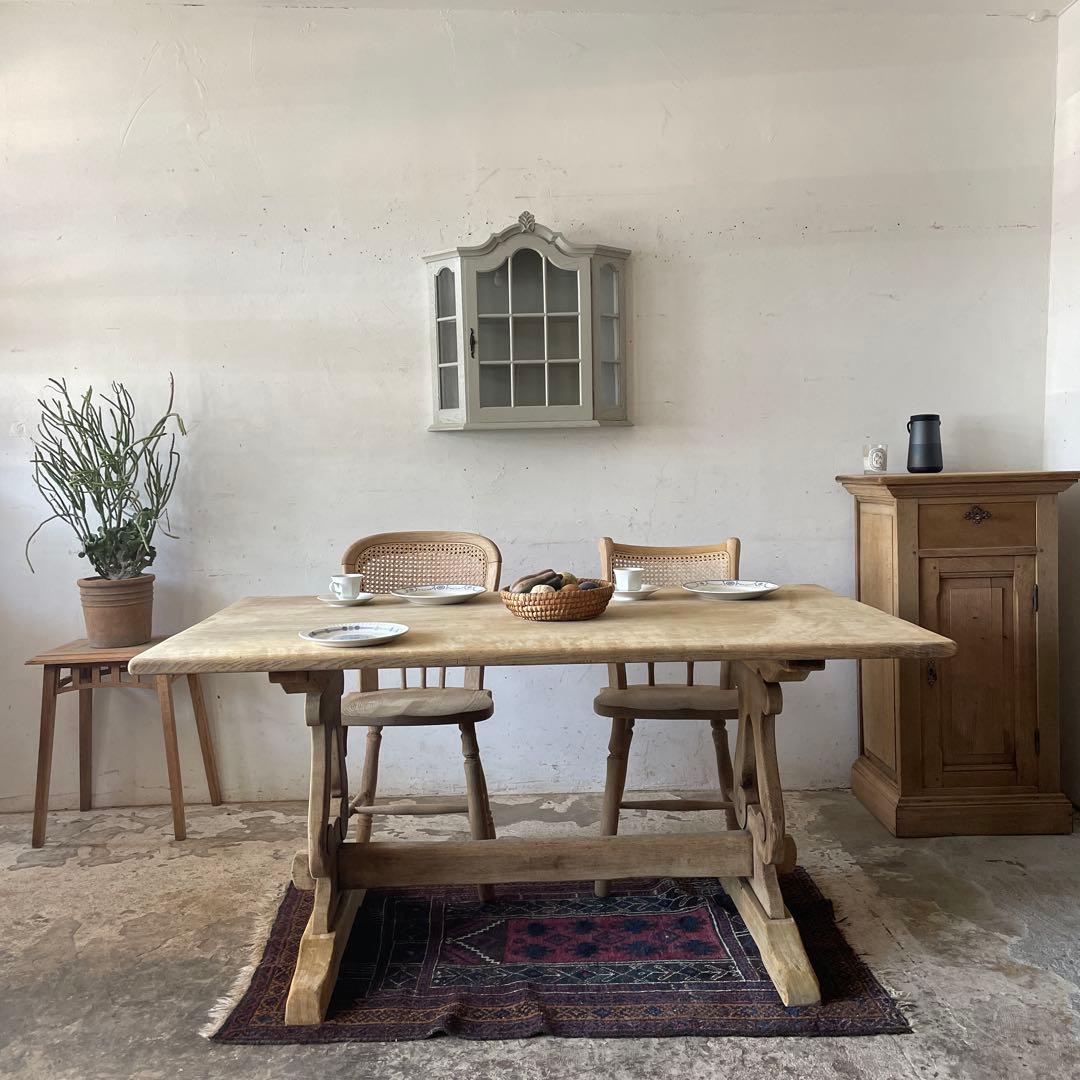 ビンテージ　ダイニングテーブル　 剥離