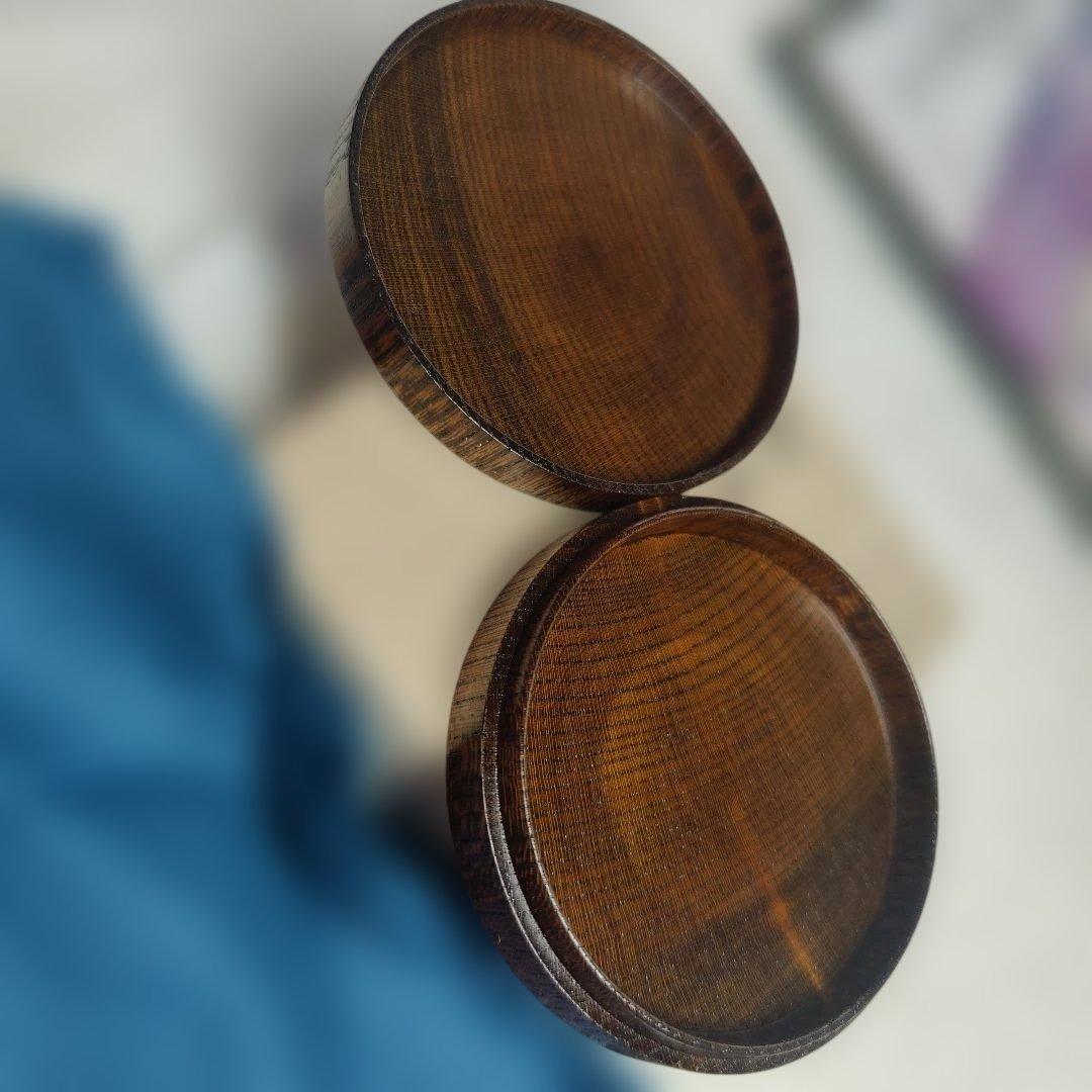 初雁蒔絵香合 香炉 欅 共箱 茶道具 香道具 蒔絵 香合 木製 前端春斎