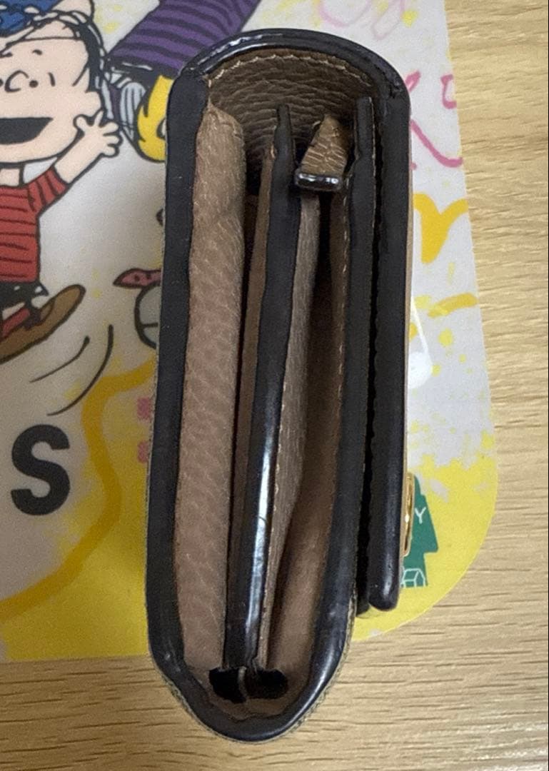 GUCCI グッチ マーモント GG柄 2つ折り 財布 ピンクベージュ