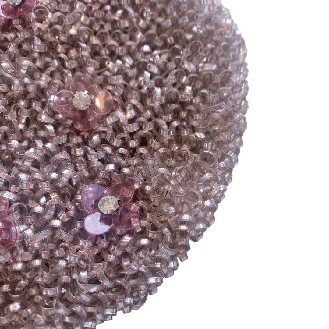 ［極美品］ANTEPRIMA アンテプリマ ワイヤーバッグ　ピンク　フラワー