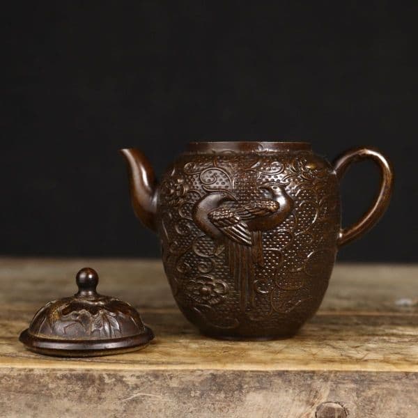 銅 細工 茶道具 急須 徳利 工芸品 美術品 置物