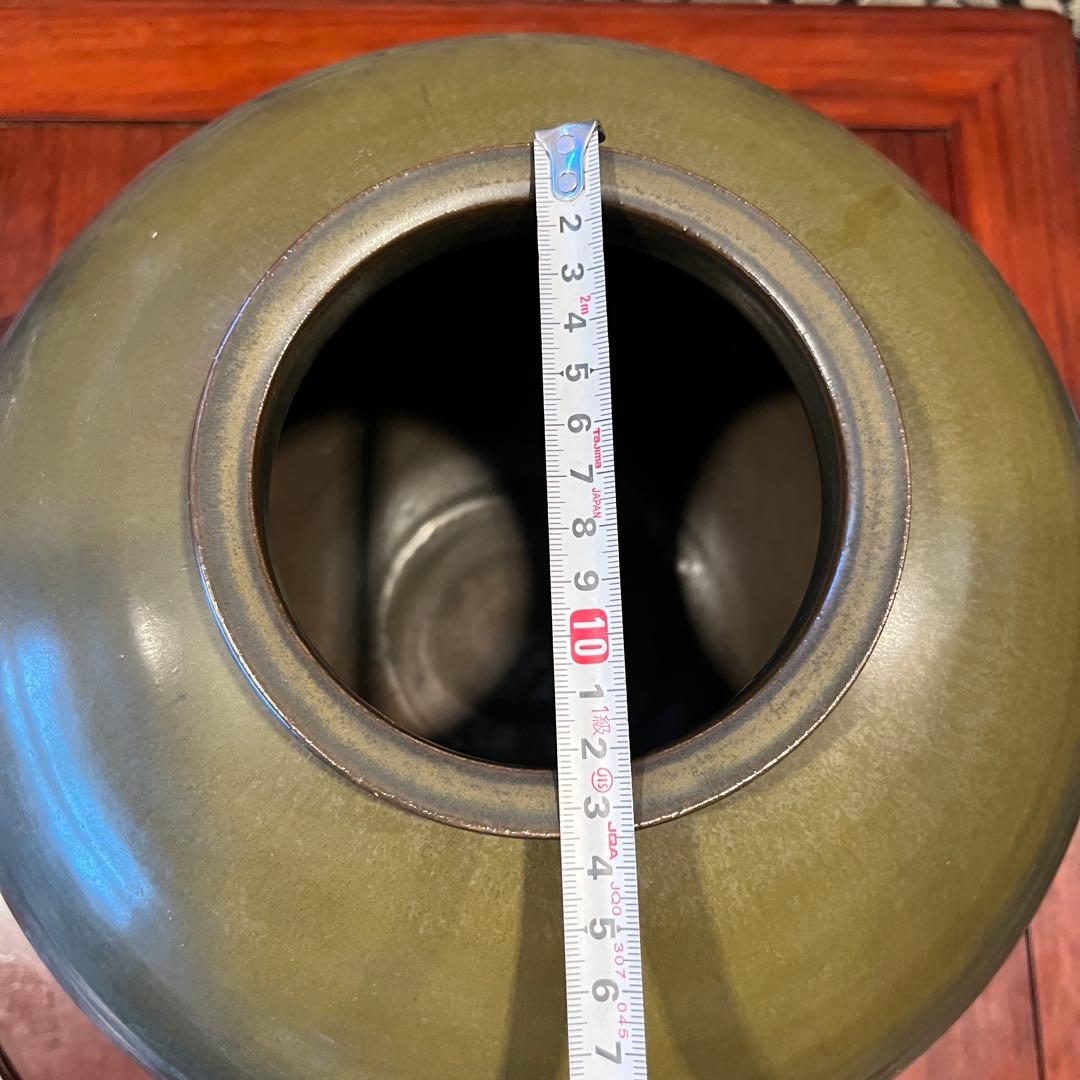 荒木幹二郎　苗代川　薩摩焼 壺　花器Traditional Japanese