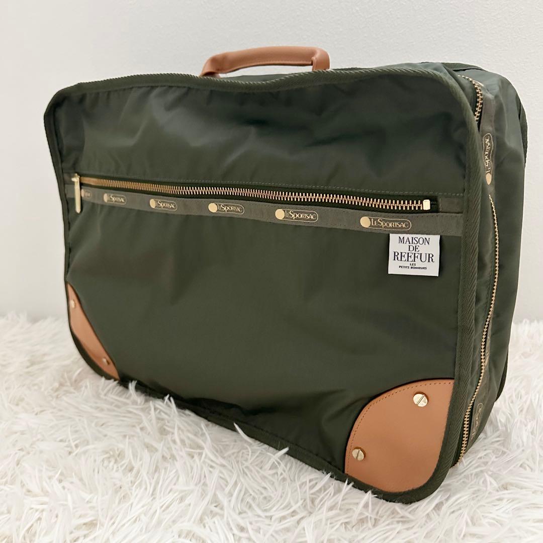 美品✨️レスポートサック メゾンドリーファーコラボ パッキングバッグ カーキ