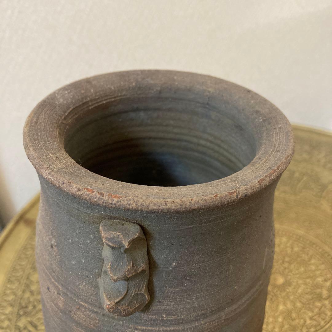 古備前　古花瓶　花生