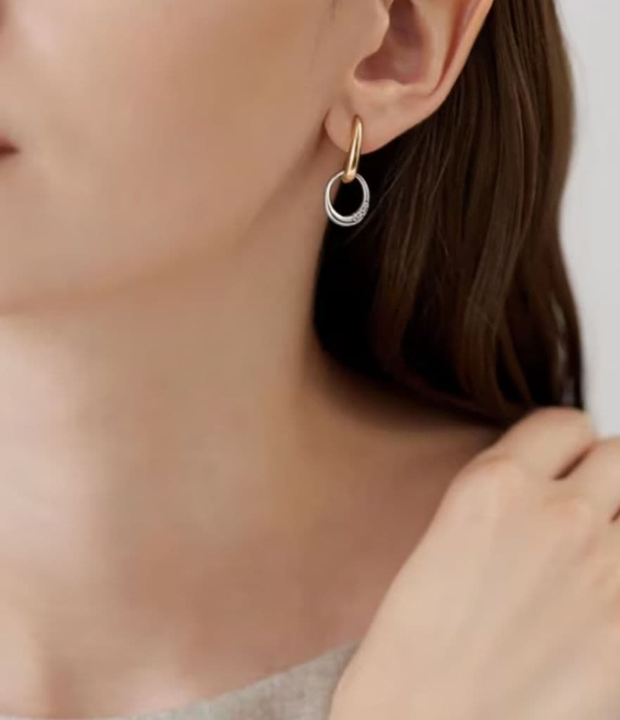 4°C Noble of Water シルバー ピアス