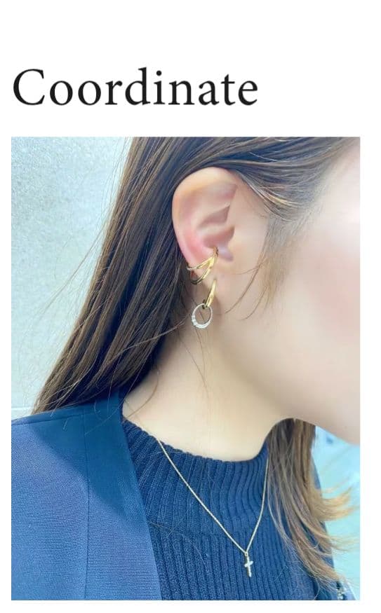 4°C Noble of Water シルバー ピアス