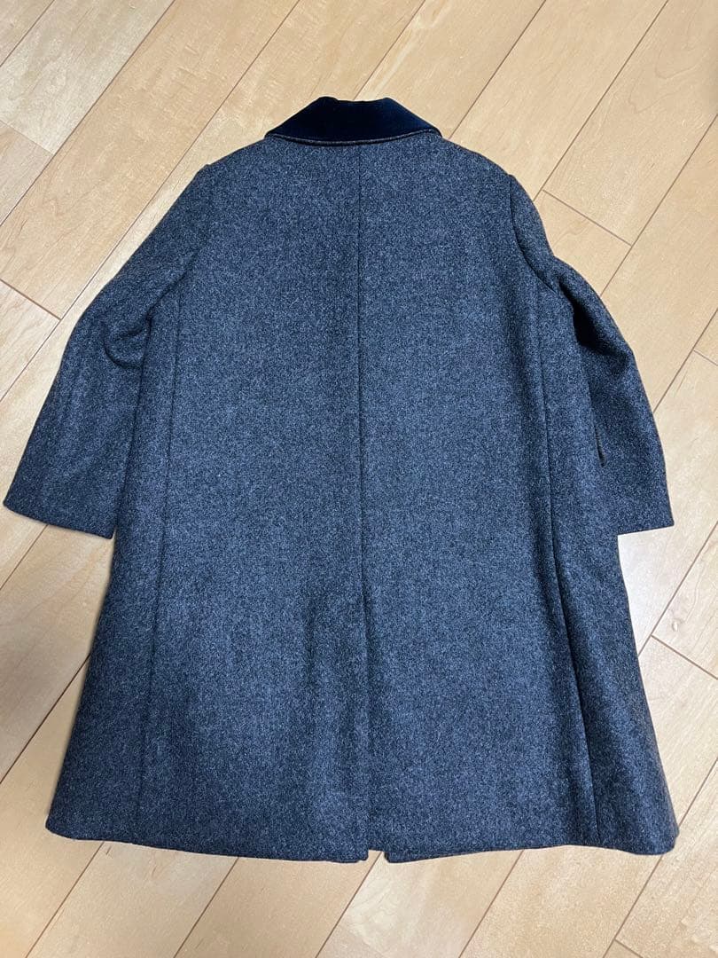 コート caramel BEAR COAT, CHARCOAL MELTON