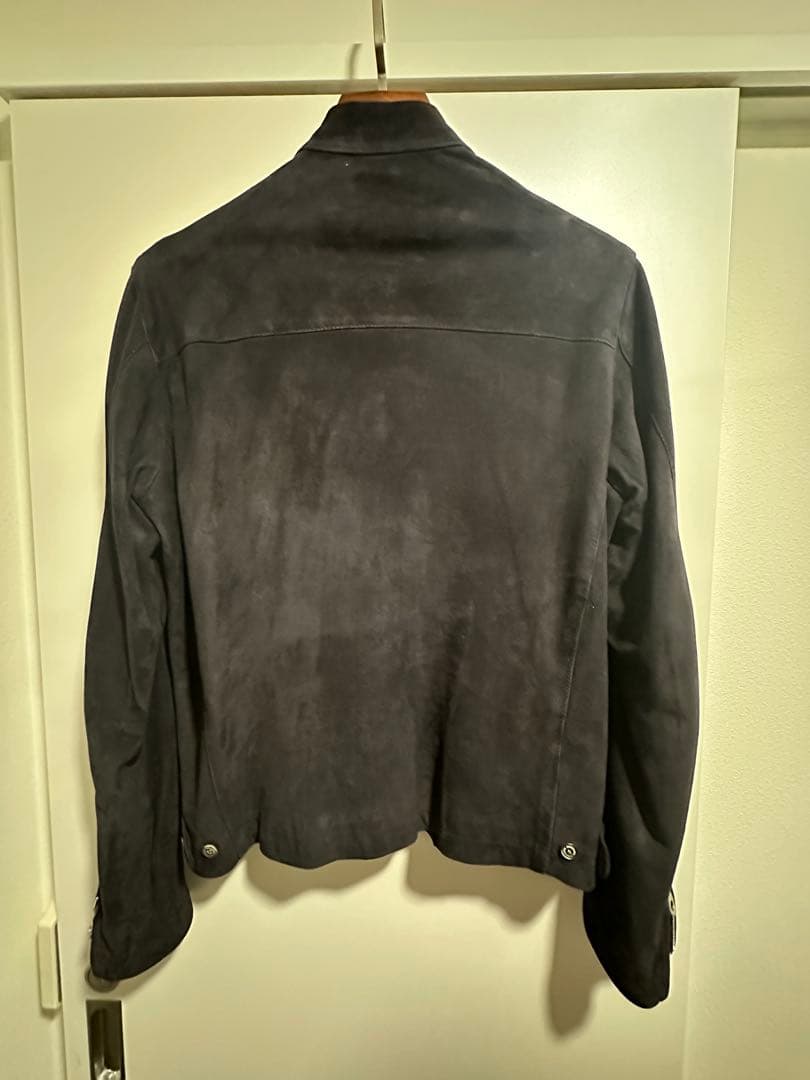 美 CINQUANTA H502 ゴートスエード シングルライダース 黒