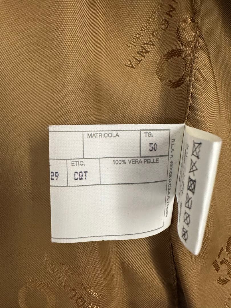 美 CINQUANTA H502 ゴートスエード シングルライダース 黒