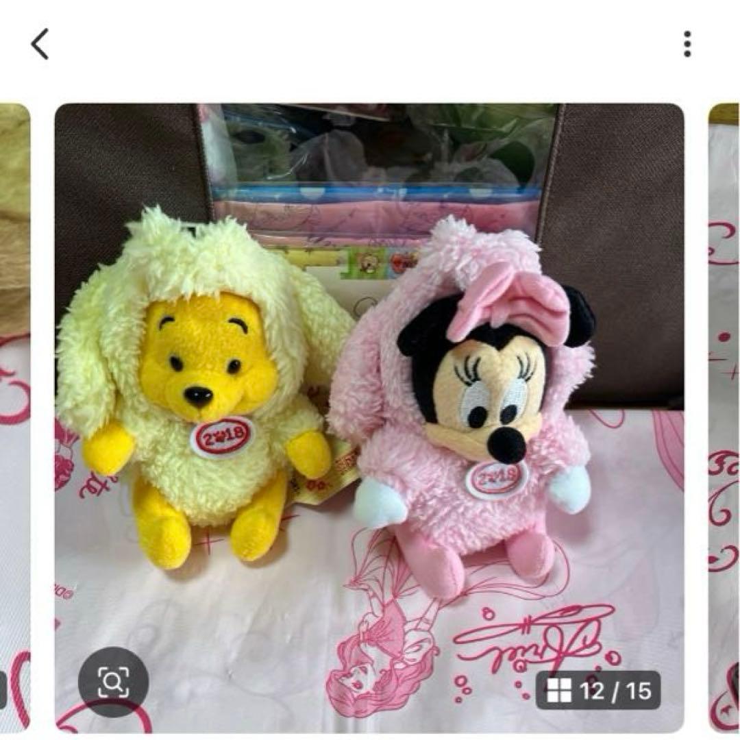 ディズニーリゾート　クリスマスぬいぐるみバッジ他セット〜BOX98