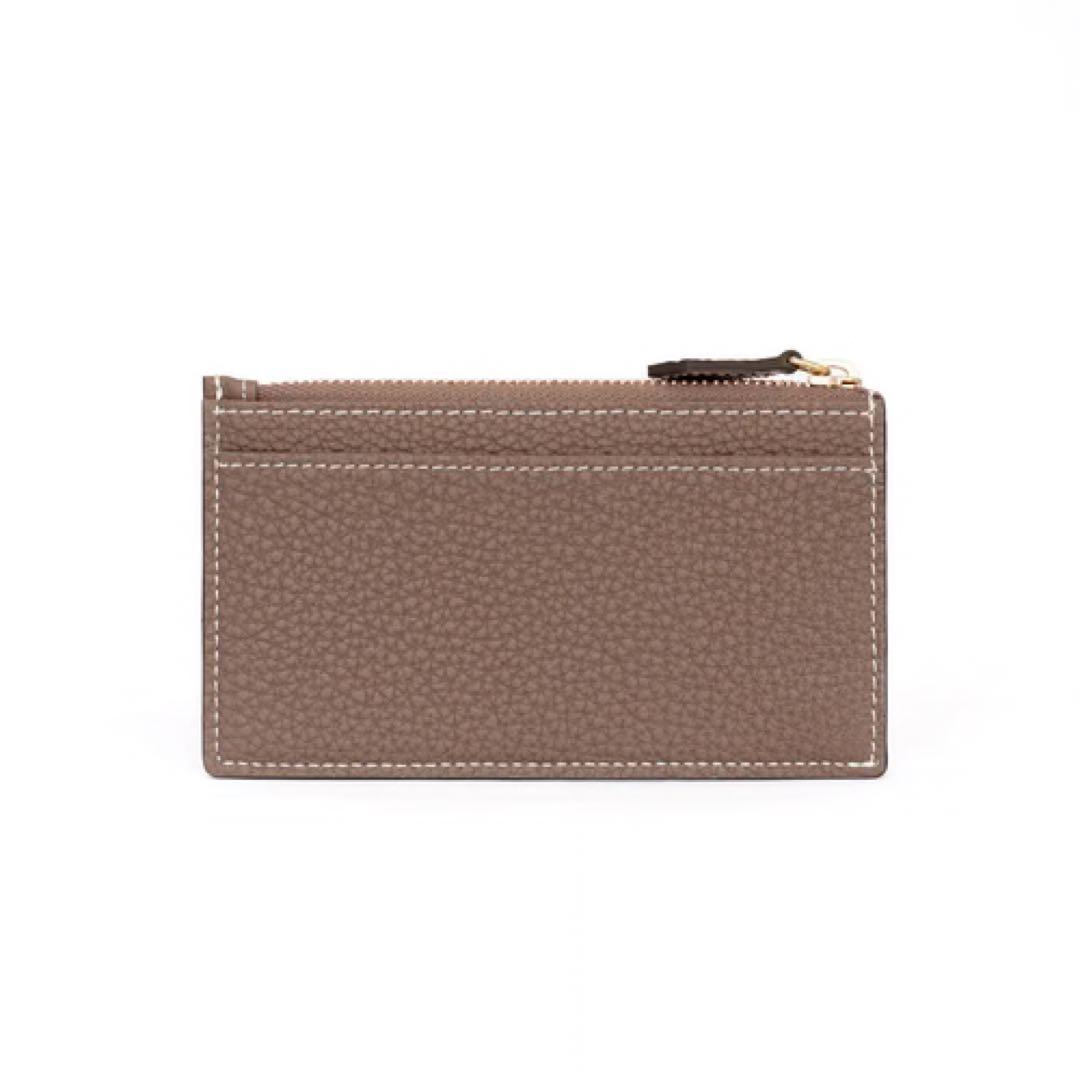 一度のみ使用　ボナベンチュラ　ミニジップ ウォレット シュリンクレザー