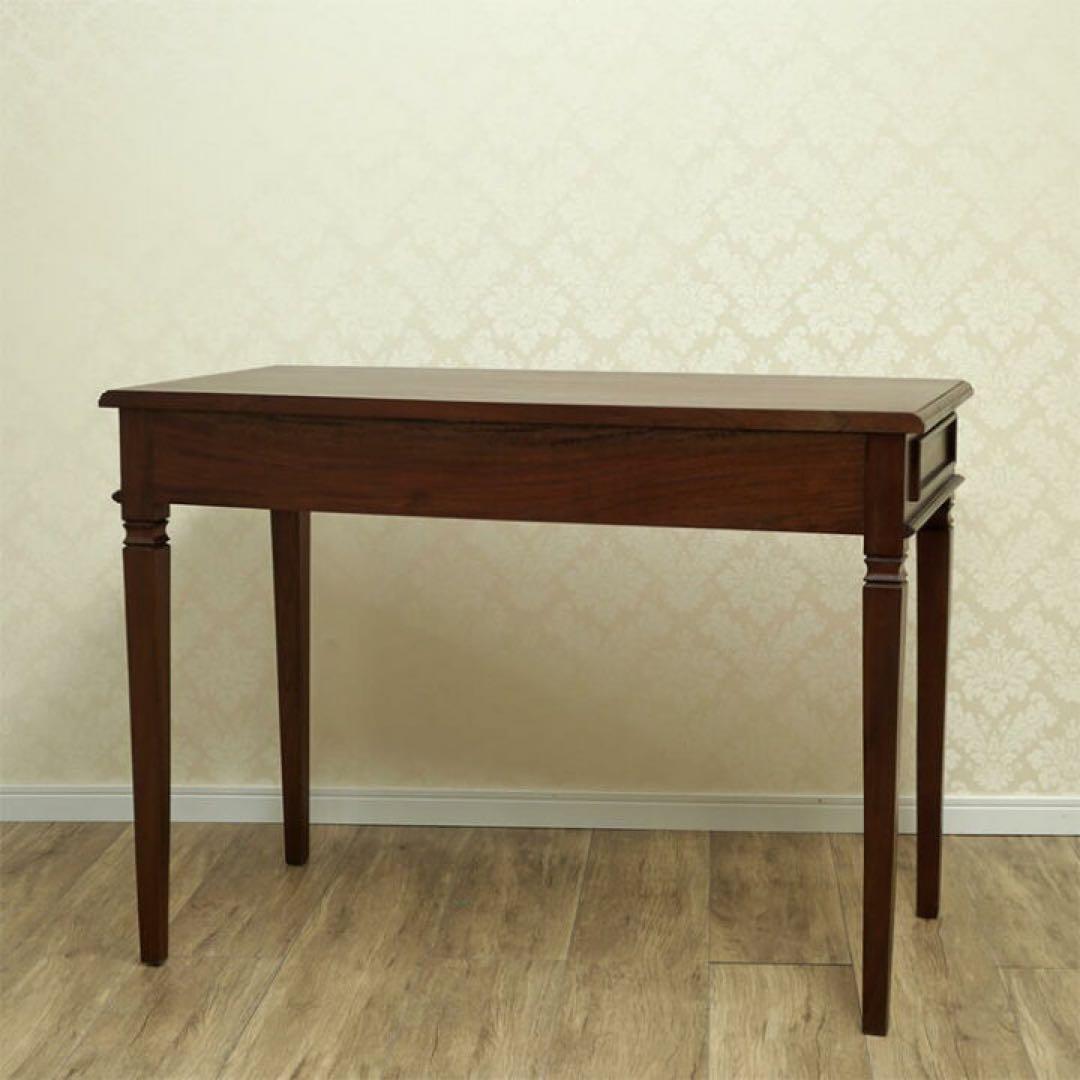 ARNO W100 デスク　机　ドレッサー マホガニー パソコンデスク　テーブル