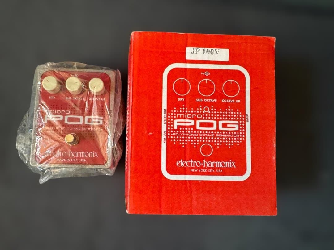 EHX Micro POG 定番オクターバー 箱付 動作良好