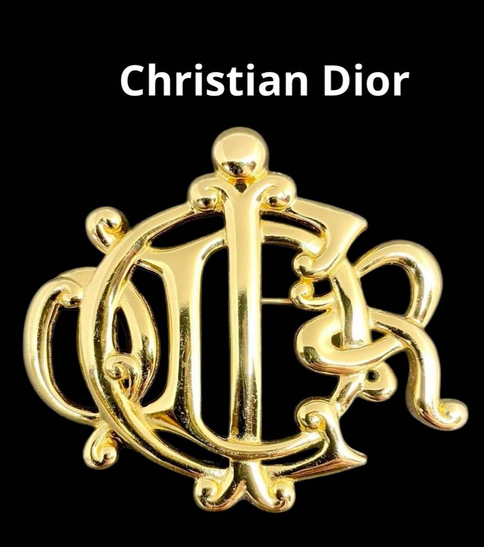 Christian Dior ディオール ブローチヴィンテージ ゴールド