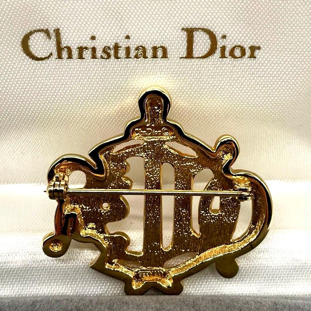 Christian Dior ディオール ブローチヴィンテージ ゴールド