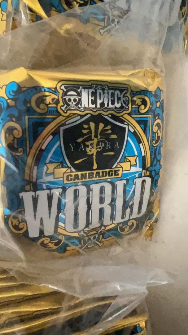 ワンピース 輩缶バッジ 第24弾 WORLD 未開封　ランダム