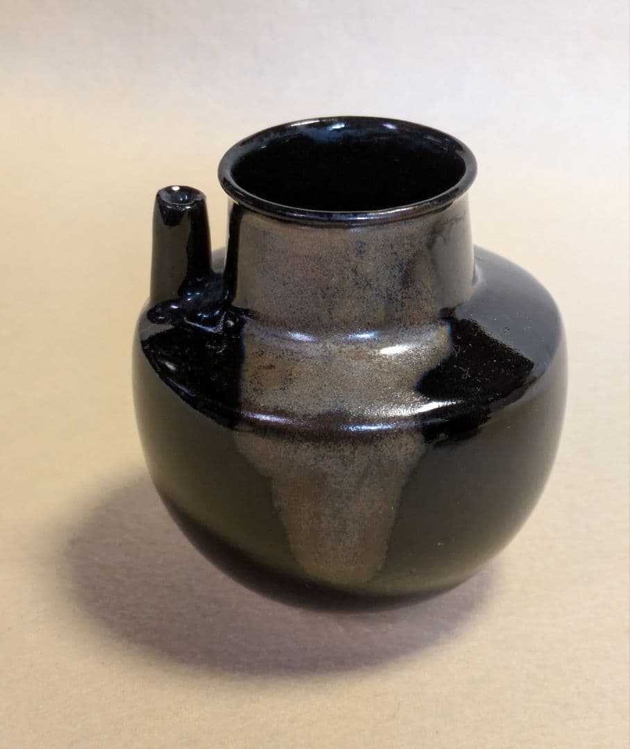 茶道具/ 茶入 /水滴/茶入と水滴/黒薩摩水滴 計4点