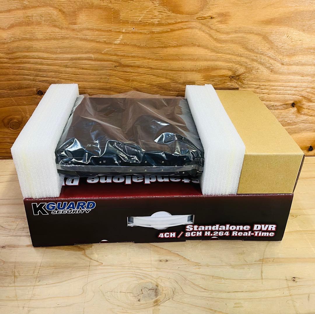 未使用品 防犯カメラ KGUARD H.264 4CH DVR コンボキット