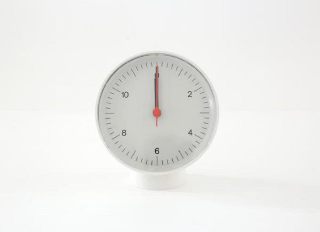 美品 HAY TABLE CLOCK white 置き時計