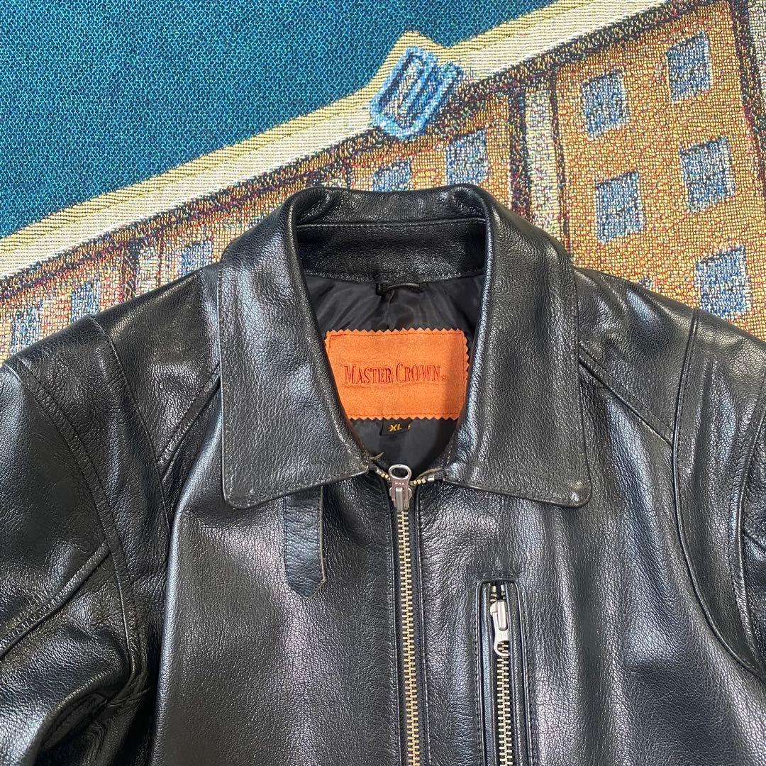 90s シングル ライダースジャケット G1 A2 フライトジャケット レザー