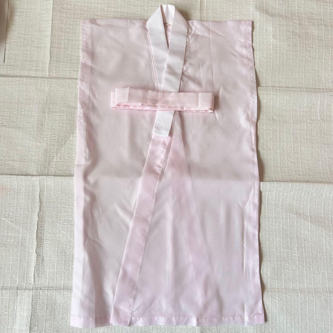 七五三 3歳 着物 753 正絹 被布 総絞り 三歳 赤 草履 金糸 花柄 毱