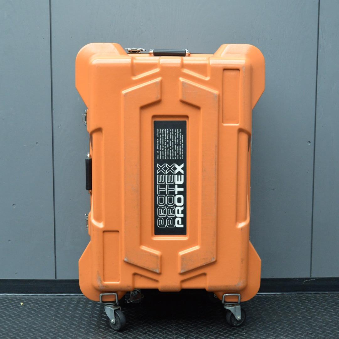PROTEX CR-7000 オレンジ 中古 大容量 スーツケース 106L