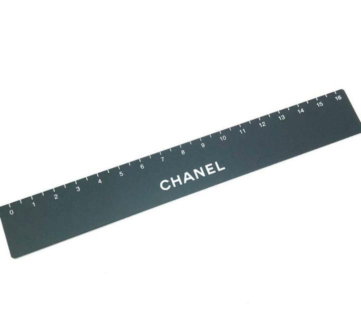 ✨新品✨CHANELロゴ 鉛筆3本 定規 文具5点セット ペンシルケース