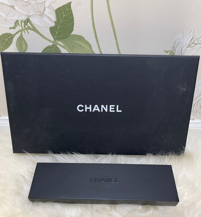 ✨新品✨CHANELロゴ 鉛筆3本 定規 文具5点セット ペンシルケース