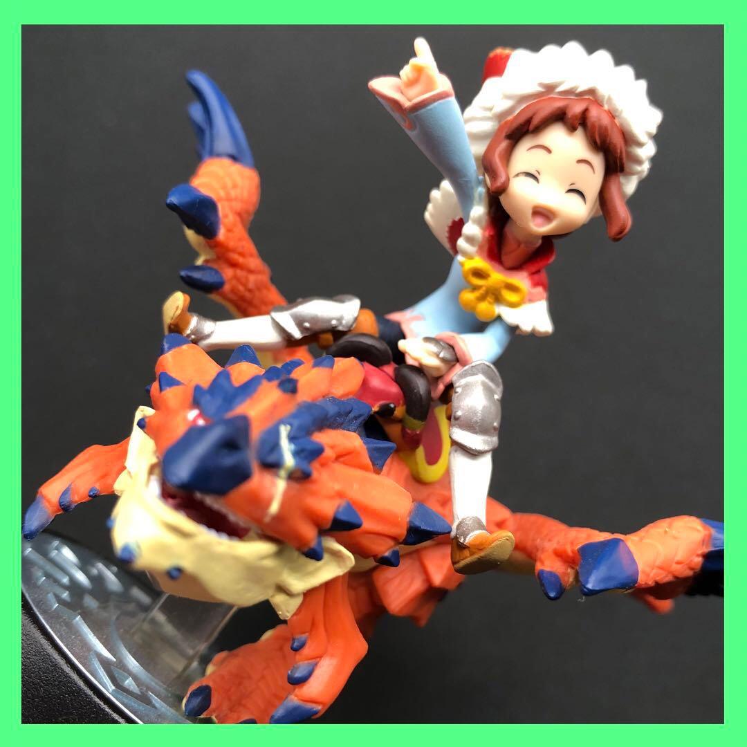 アミーボ ★ 隻眼のリオレウス ＆ ライダー(女の子) ★ モンハンストーリーズ