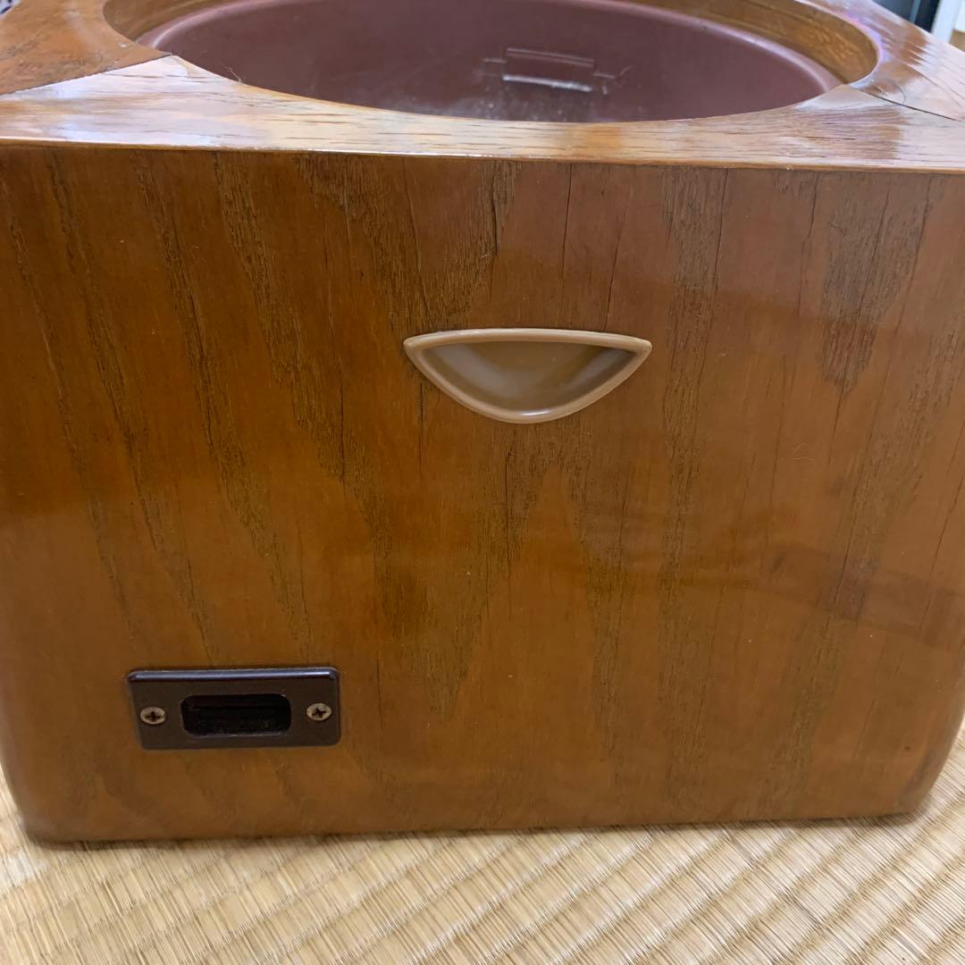 日立　電気火鉢　木製　火鉢　レトロ　昭和レトロ　木製火鉢　アンティーク