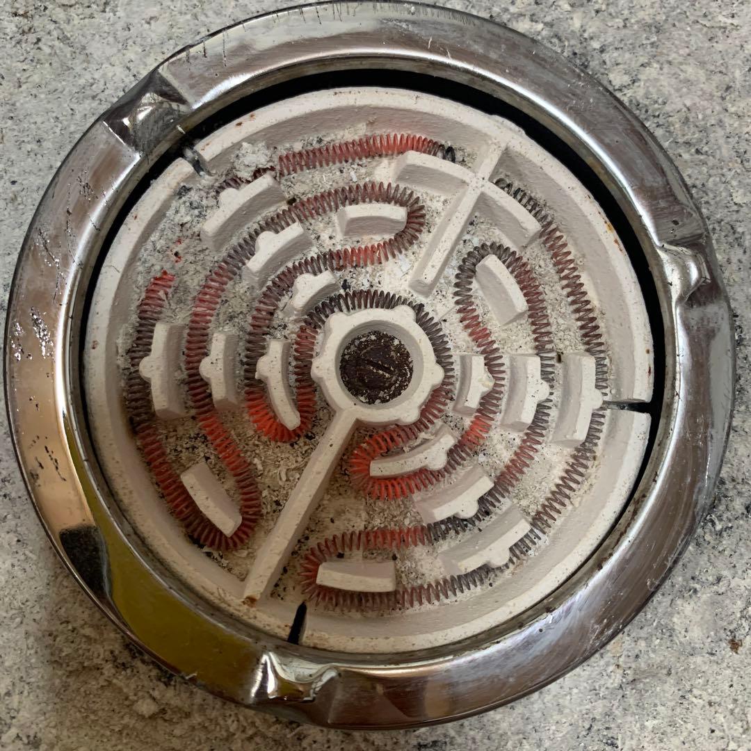 日立　電気火鉢　木製　火鉢　レトロ　昭和レトロ　木製火鉢　アンティーク