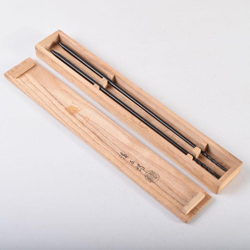 茶道具　金工師　木村清五郎造　美津火箸　共箱　C　8672