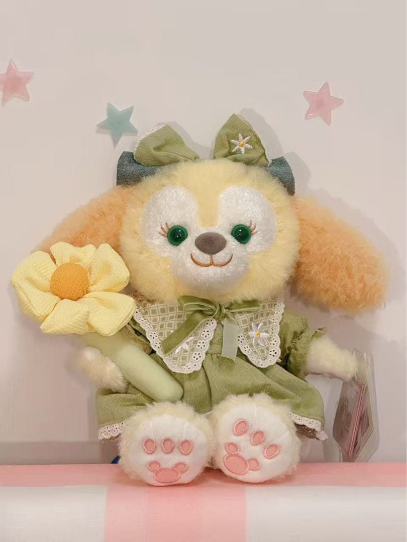 【お顔厳選】上海ディズニー　青花シリーズリーナベルぬいぐるみ SSサイズ