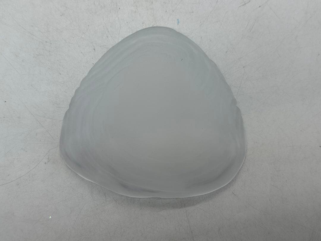 坂田甚内作　ガラス　三角型4点　送料込み250611