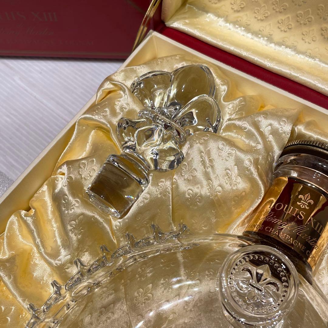 ① 美品 Baccarat レミーマルタン ルイ13世 空瓶 バカラ　箱入り