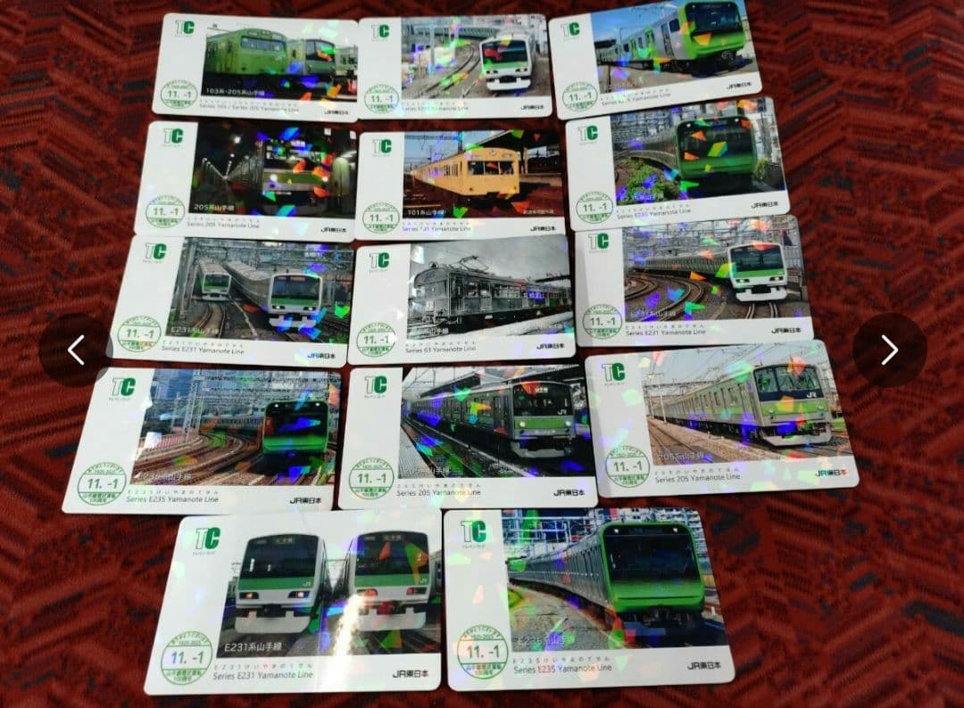 JR山手線 環状運転100周年 記念カード14種コンプセット③配布終了！