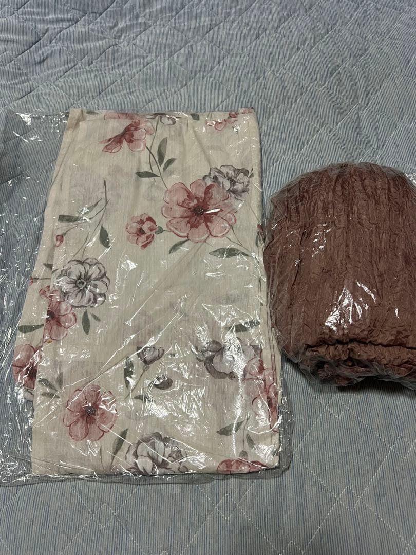 Dita 花柄浴衣・帯・腰紐・下駄セット