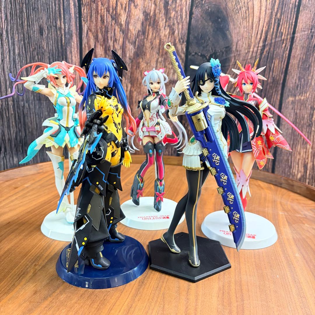 ファンタシースターオンライン2 キャラクター フィギュア 5体セット