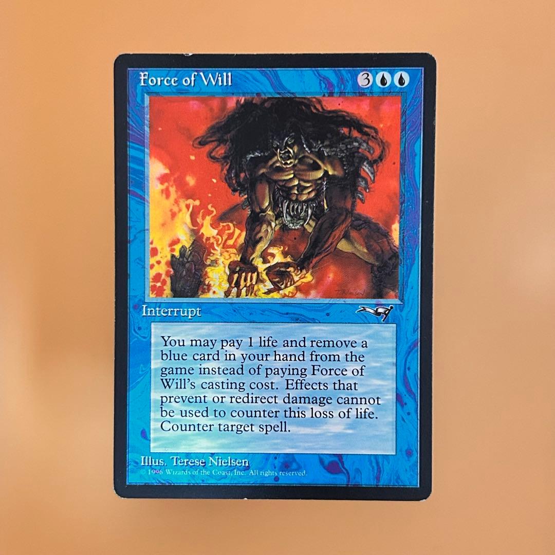MTG 意思の力 Force of Will 英語 4枚 ALL アライアンス