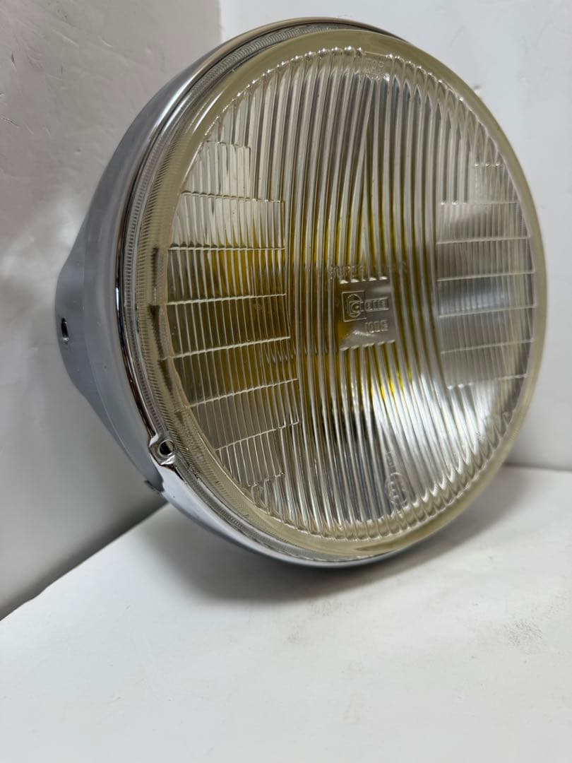 美品　希少当時物180πシビエ凹レンズ付ヘッドライト/マーシャルCIBIE